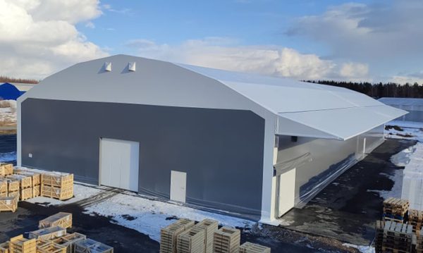 Aste Finland PVC hall 25 x 64m, H/6,6 – 1600 m² - FinEst-Hall Factory OÜ