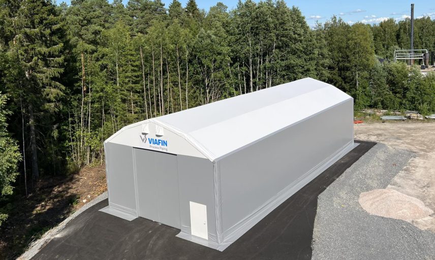 Finest-Halli PVC hall Viafin Service Oyj-le Soomes